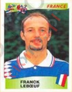 179 Frank Leboeuf – UEFA Euro England 1996 Panini