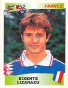 182 Bixente Lizarazu – UEFA Euro England 1996 Panini