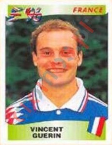 184 Vincent Guerin – UEFA Euro England 1996 Panini