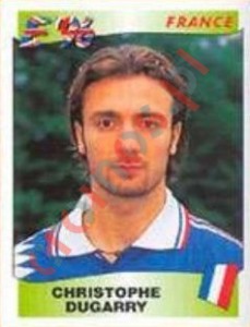 190 Christophe Dugarry – UEFA Euro England 1996 Panini