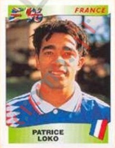 192 Patrice Loko – UEFA Euro England 1996 Panini