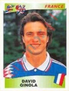 193 David Ginola – UEFA Euro England 1996 Panini
