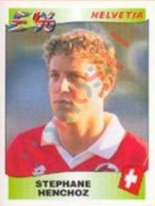 60 Stephane Henchoz – UEFA Euro England 1996 Panini