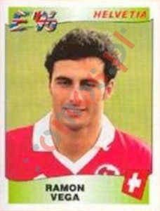 63 Ramon Vega – UEFA Euro England 1996 Panini