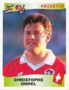 64 Christophe Ohrel – UEFA Euro England 1996 Panini