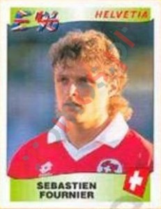 65 Sebastien Fournier – UEFA Euro England 1996 Panini