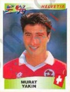 69 Murat Yakin – UEFA Euro England 1996 Panini