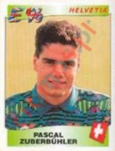 74 Pascal Zuberbühler – UEFA Euro England 1996 Panini