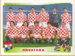 336 Hrvatska team – UEFA Euro England 1996 Panini