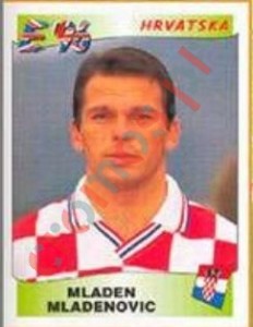 347 Mladen Mladenovic – UEFA Euro England 1996 Panini