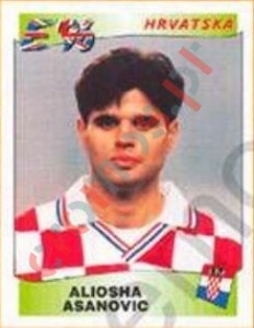 348 Aljosa Asanovic – UEFA Euro England 1996 Panini