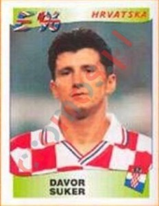 350 Davor Suker – UEFA Euro England 1996 Panini