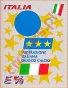 235 Italia badge – UEFA Euro England 1996 Panini