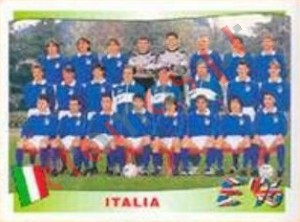 236 Italia team – UEFA Euro England 1996 Panini