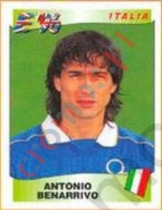 238 Antonio Benarrivo – UEFA Euro England 1996 Panini