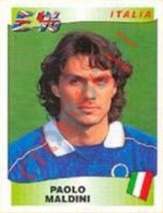 242 Paolo Maldini – UEFA Euro England 1996 Panini