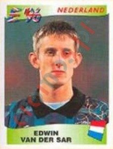 77 Edwin van der Sar – UEFA Euro England 1996 Panini