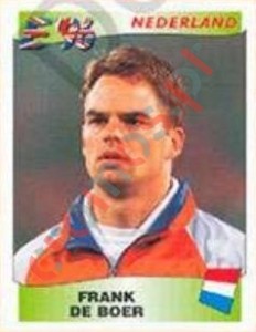 81 Frank de Boer – UEFA Euro England 1996 Panini