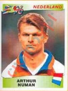 83 Arthur Numan – UEFA Euro England 1996 Panini