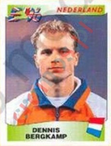 89 Dennis Bergkamp – UEFA Euro England 1996 Panini