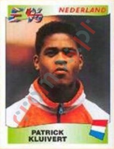 90 Patrick Kluivert – UEFA Euro England 1996 Panini