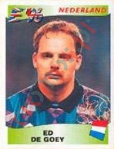 94 Ed de Goey – UEFA Euro England 1996 Panini