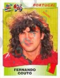 299 Fernando Couto – UEFA Euro England 1996 Panini
