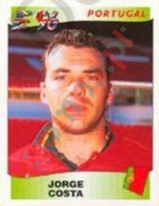 301 Jorge Costa – UEFA Euro England 1996 Panini