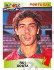 308 Rui Costa – UEFA Euro England 1996 Panini