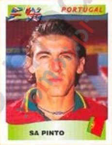 309 Sa Pinto – UEFA Euro England 1996 Panini