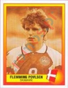 17 1992 - Flemming Povlsen – UEFA Euro England 1996 Panini