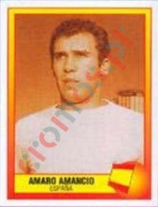 4 1964 - Amaro Amancio – UEFA Euro England 1996 Panini