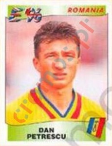 158 Dan Petrescu – UEFA Euro England 1996 Panini