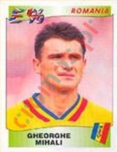 162 Gheorghe Mihali – UEFA Euro England 1996 Panini