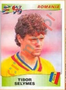 163 Tibor Selymes – UEFA Euro England 1996 Panini