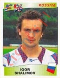264 Igor Shalimov – UEFA Euro England 1996 Panini