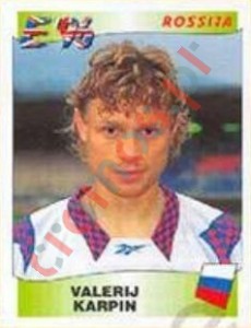 265 Valeri Karpin – UEFA Euro England 1996 Panini
