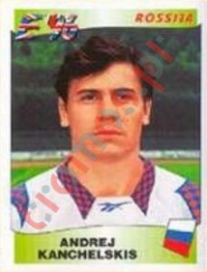 266 Andrei Kanchelskis – UEFA Euro England 1996 Panini
