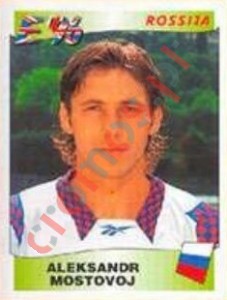 267 Aleksandr Mostovoi – UEFA Euro England 1996 Panini