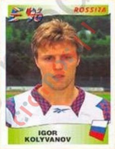 269 Igor Kolyvanov – UEFA Euro England 1996 Panini