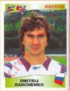 270 Dmitri Radchenko – UEFA Euro England 1996 Panini