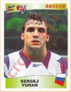 273 Sergei Yuran – UEFA Euro England 1996 Panini