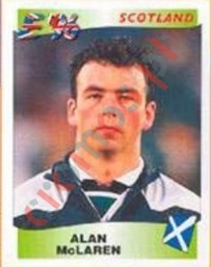 102 Alan McLaren – UEFA Euro England 1996 Panini