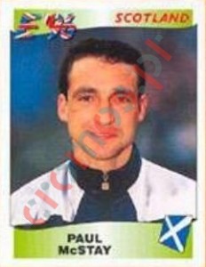 104 Paul McStay – UEFA Euro England 1996 Panini