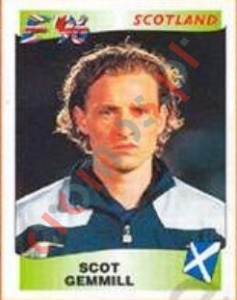 105 Scot Gemmill – UEFA Euro England 1996 Panini