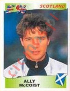 110 Ally McCoist – UEFA Euro England 1996 Panini