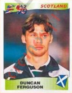 112 Duncan Ferguson – UEFA Euro England 1996 Panini