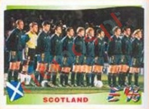 96 Scotland team – UEFA Euro England 1996 Panini