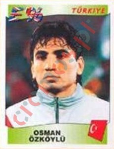 322 Osman Özköylü – UEFA Euro England 1996 Panini
