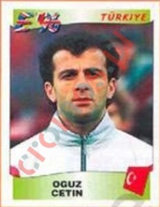 325 Oguz Cetin – UEFA Euro England 1996 Panini